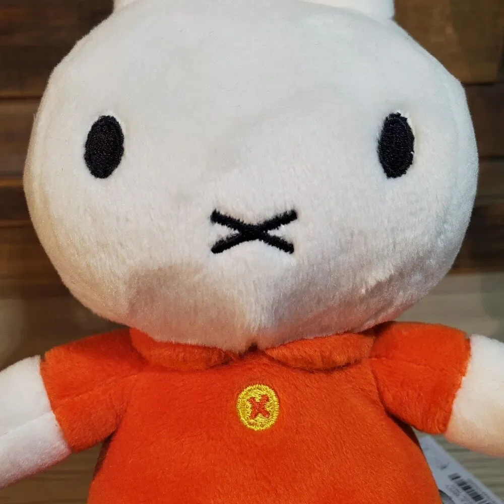 Miffy Plush Red Orange Dress White Rabbit Bunny Doll 2024 New Tags Dick Bruna